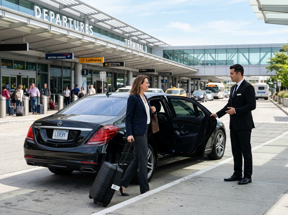 Premium airport transfer cab service